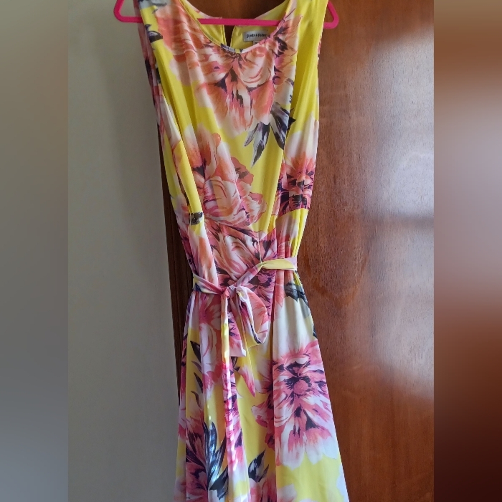 Shelby & Palmer Pink and Yellow Floral Dress